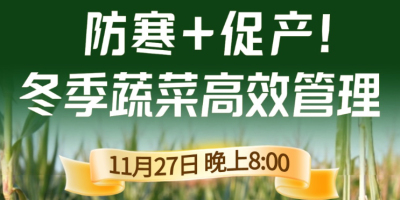 《细说农技》专家张宝林教冬季蔬菜防寒 + 促产高效管理，27 日晚 8 点！
