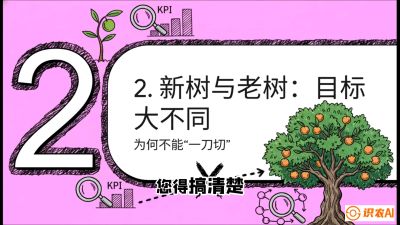 第3节：【春肥策略】开春底肥：新树&ldquo;扩版图&rdquo;，老树&ldquo;点引擎&rdquo;，课程：《柑橘底肥&ldquo;翻身账&rdquo;：从改土到高产的实战全书》