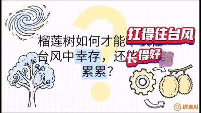 第四节：中国榴莲突围战：为生存重塑权型，抗台风矮化栽培与力学牵引，课程：《国产榴莲突围战：从泰国经验到中国实操的8堂必修课（高阶实战版）》