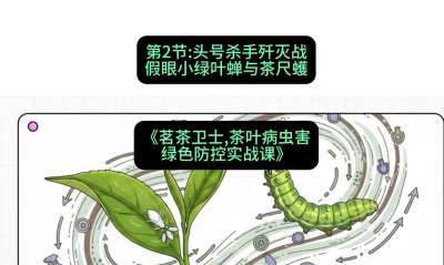 第02节：头号杀手歼灭战&mdash;&mdash;假眼小绿叶蝉与茶尺蠖，课程：《茗茶卫士&mdash;&mdash;茶叶病虫害绿色防控实战课》#识农AI