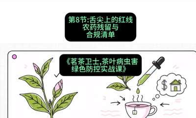第08节：舌尖上的红线&mdash;&mdash;农药残留与合规清单，课程：《茗茶卫士&mdash;&mdash;茶叶病虫害绿色防控实战课》#识农AI